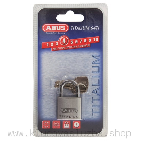 Visiaci zámok ABUS Titalium 727TI/35