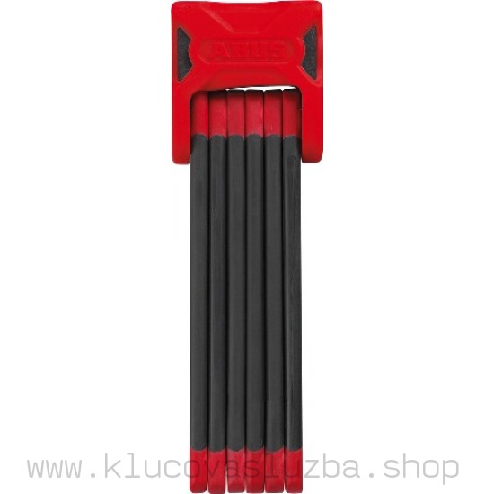 Bicyklový zámok ABUS Bordo 6000/90 Red SH