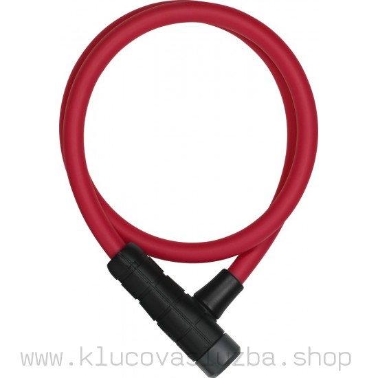 Bicyklový lankový zámok ABUS Primo 5412K/85/12 red