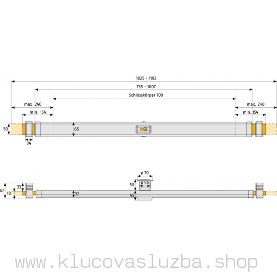 PR2700 biela-chróm