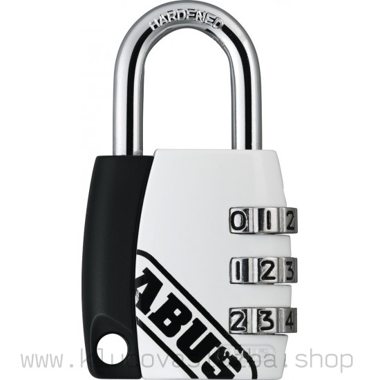 Visiaci zámok ABUS 155/20 white